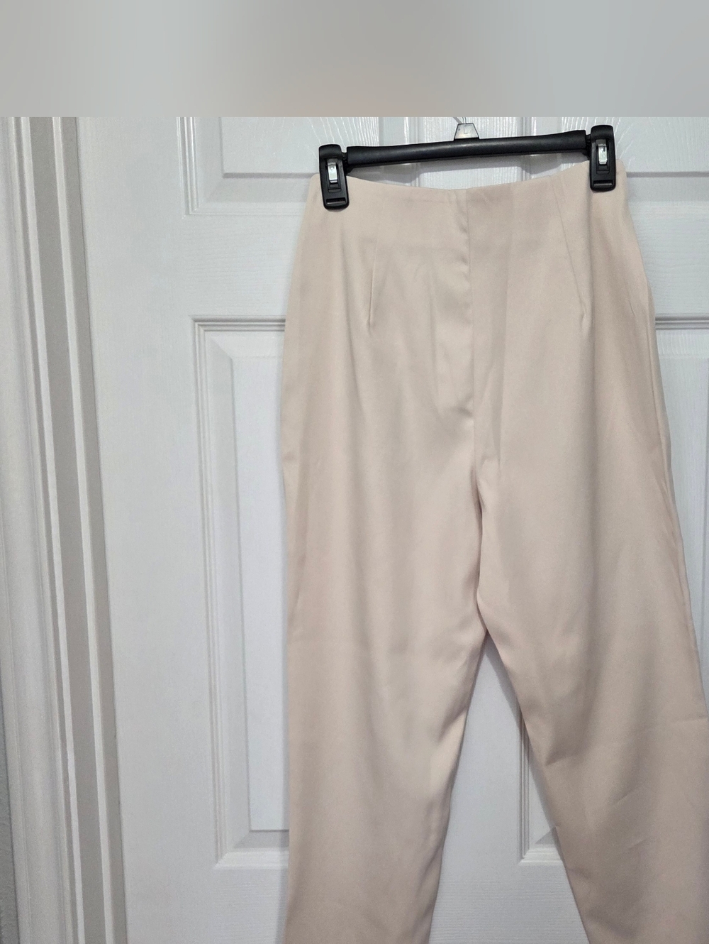 Women Pleated Cream Slim Fit Dress Pants Trousers Sz Xs Elegant Office Business - Picture 10 of 12